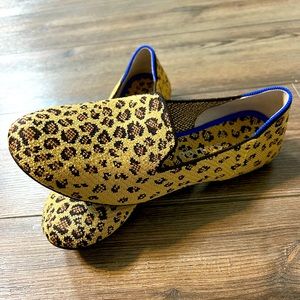 Rothy’s Cheetah Loafers Size 8